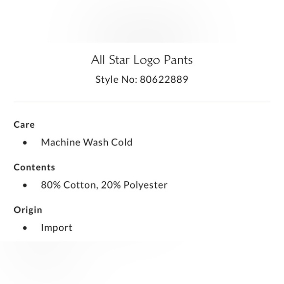 Free People All Star Logo Pants Size Large NWT - Picture 5 of 16